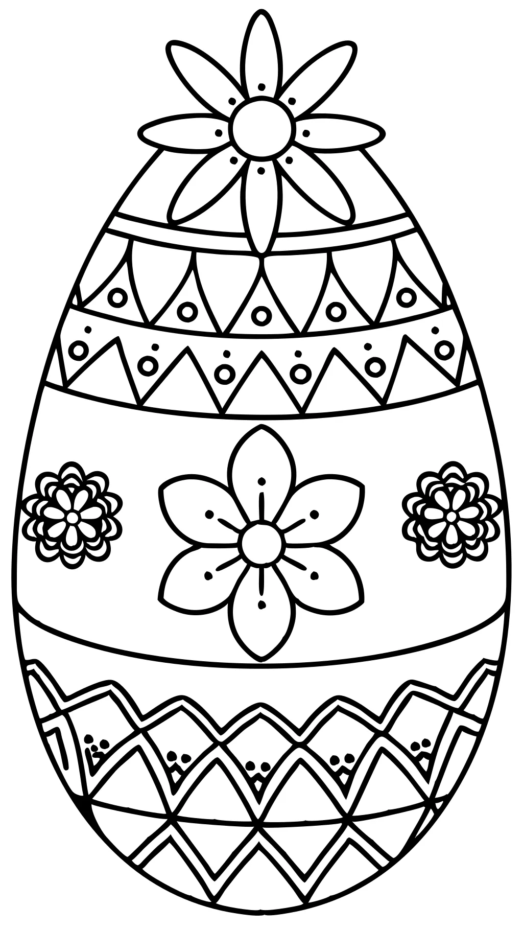 coloring pages of eggs